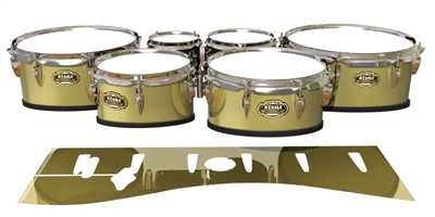 たまたま2 Tama Marching Tenor Drum Slips - Gold Chrome